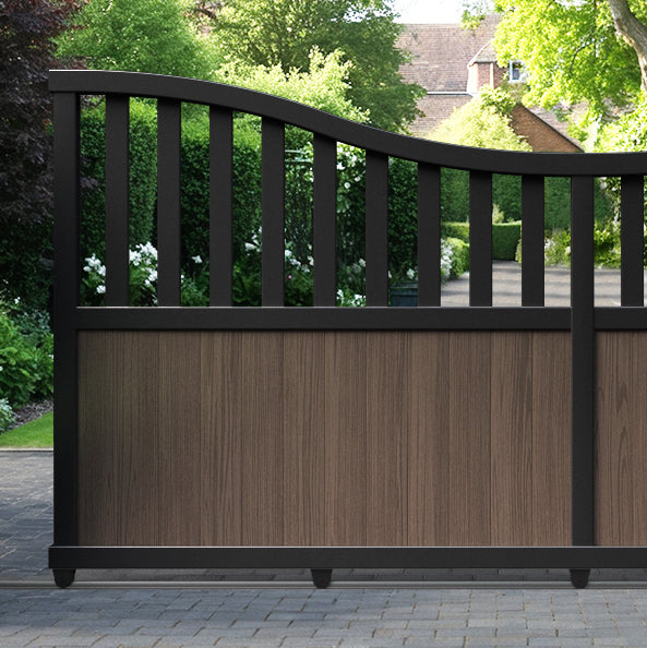 Orchard Aluminium Sliding Low Middle Driveway Gate