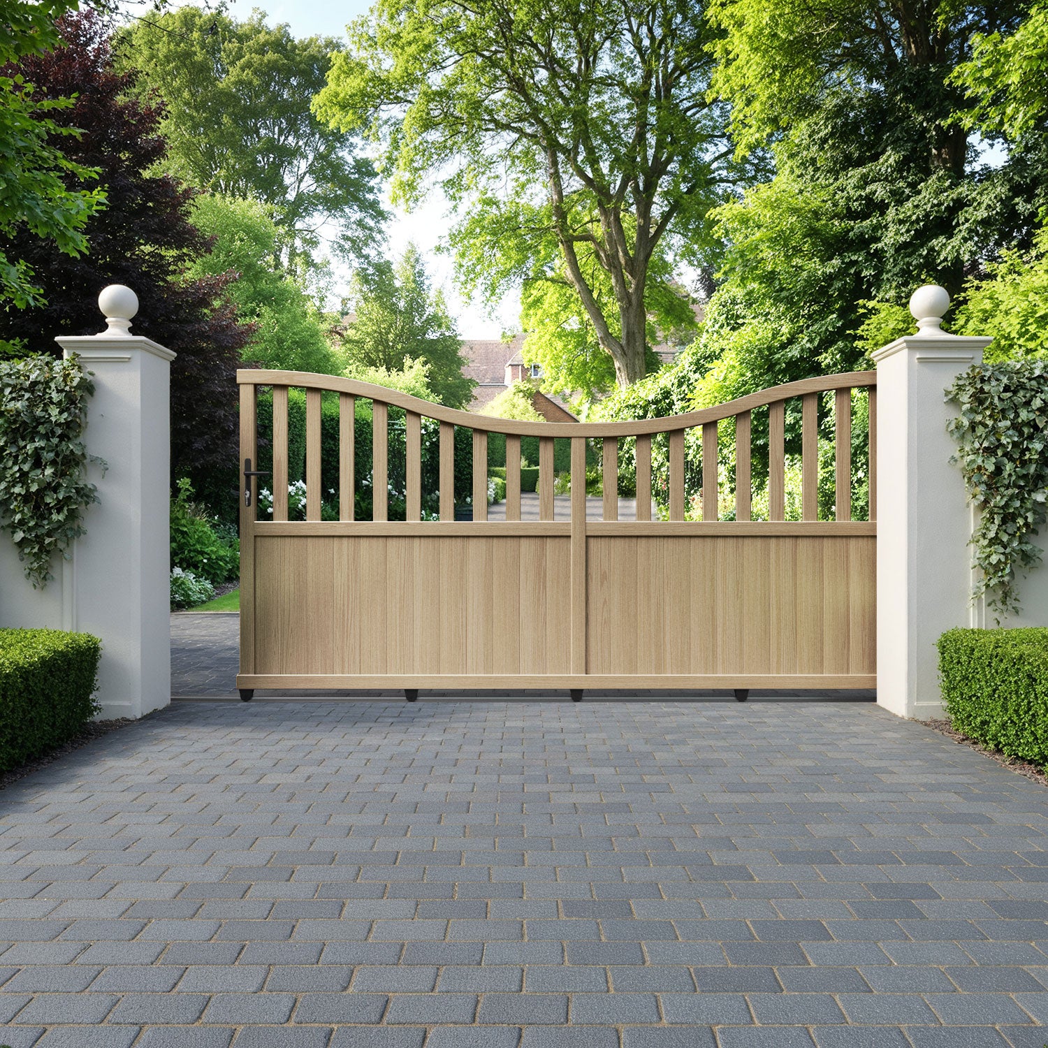 Orchard Aluminium Sliding Low Middle Driveway Gate