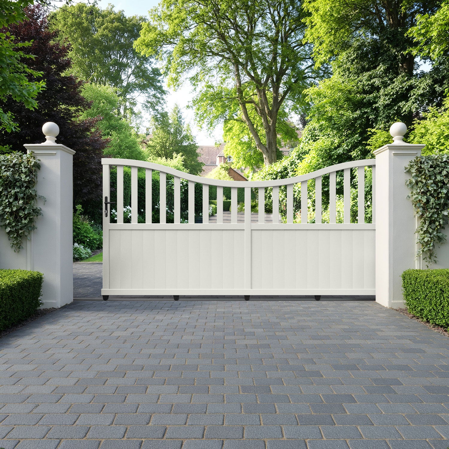 Orchard Aluminium Sliding Low Middle Driveway Gate