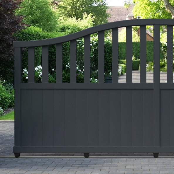 Orchard Aluminium Sliding High Middle Driveway Gate