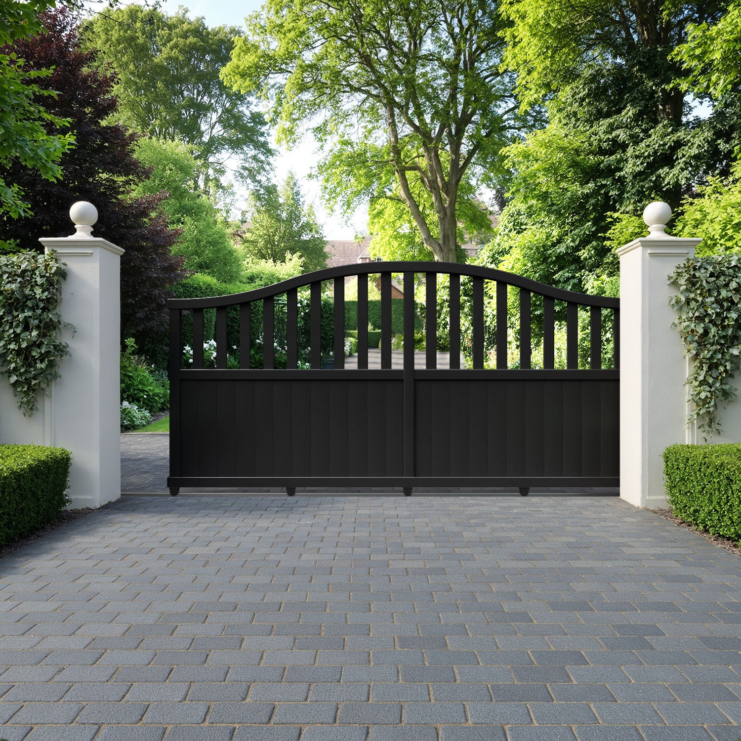 Orchard Aluminium Sliding High Middle Driveway Gate