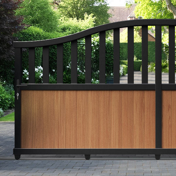 Orchard Aluminium Sliding High Middle Driveway Gate