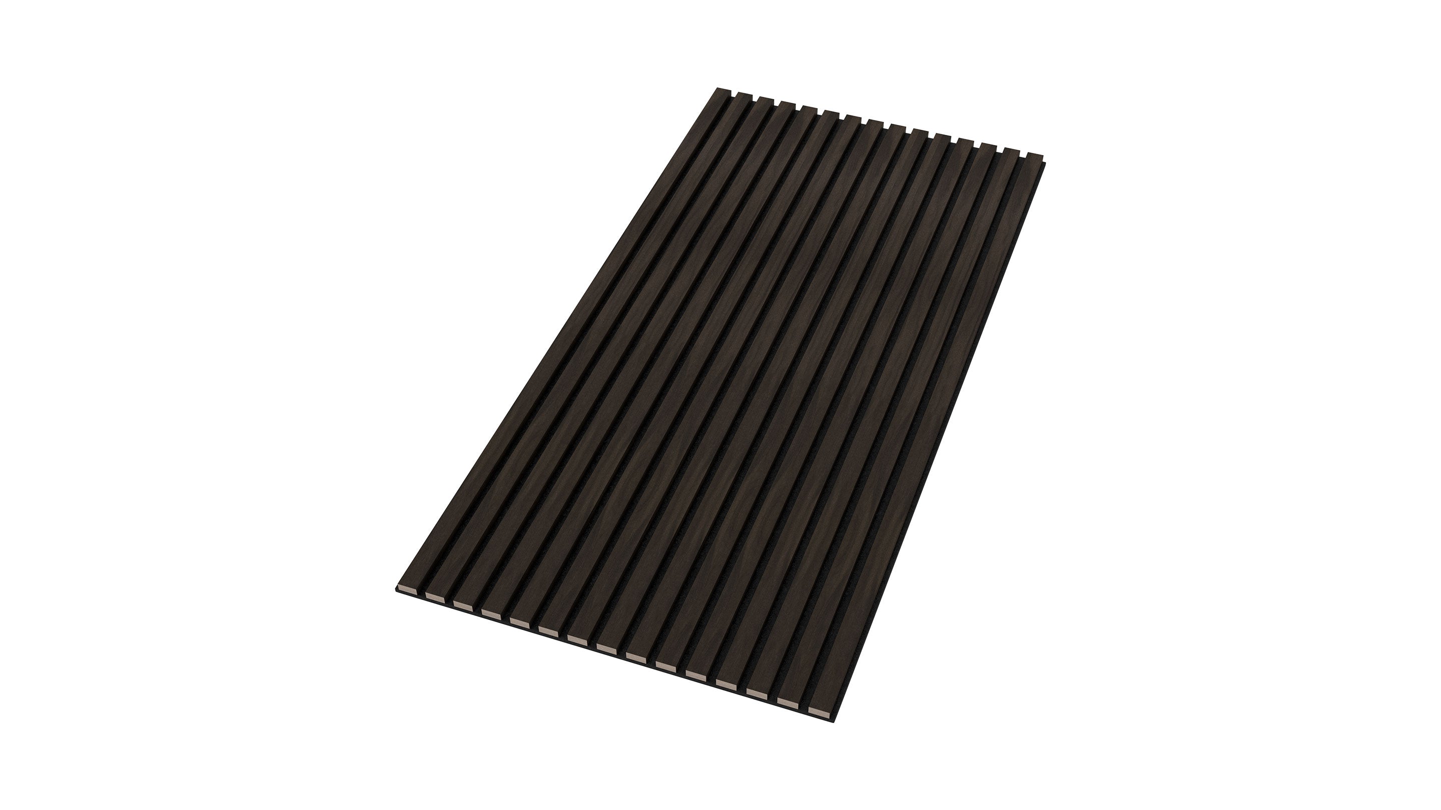 InsuSlat™ Wall Panel - American Walnut - H120cm x W60cm (Pack of 2) = H120cm x W120cm