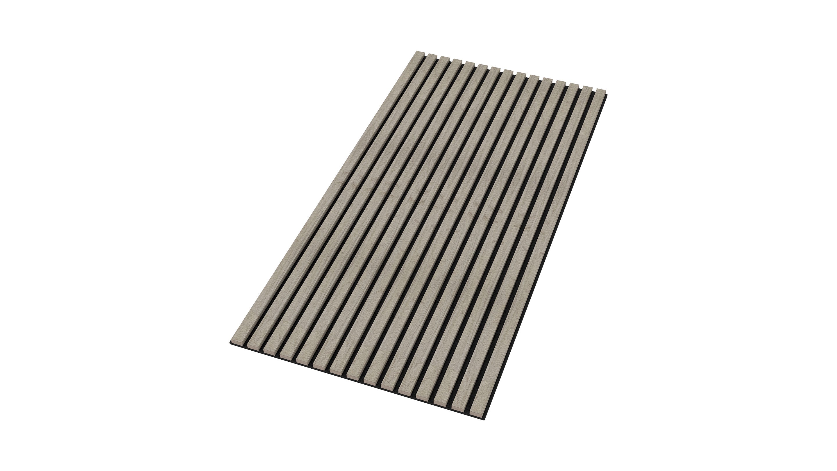 InsuSlat™ Wall Panel - Light Oak - H120cm x W60cm (Pack of 2) = H120cm x W120cm