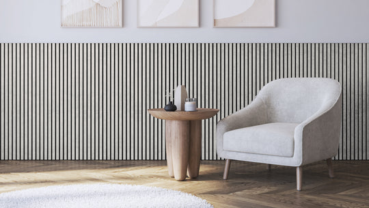 InsuSlat™ Wall Panel - Antique Stone - H120cm x W60cm (Pack of 2) = H120cm x W120cm