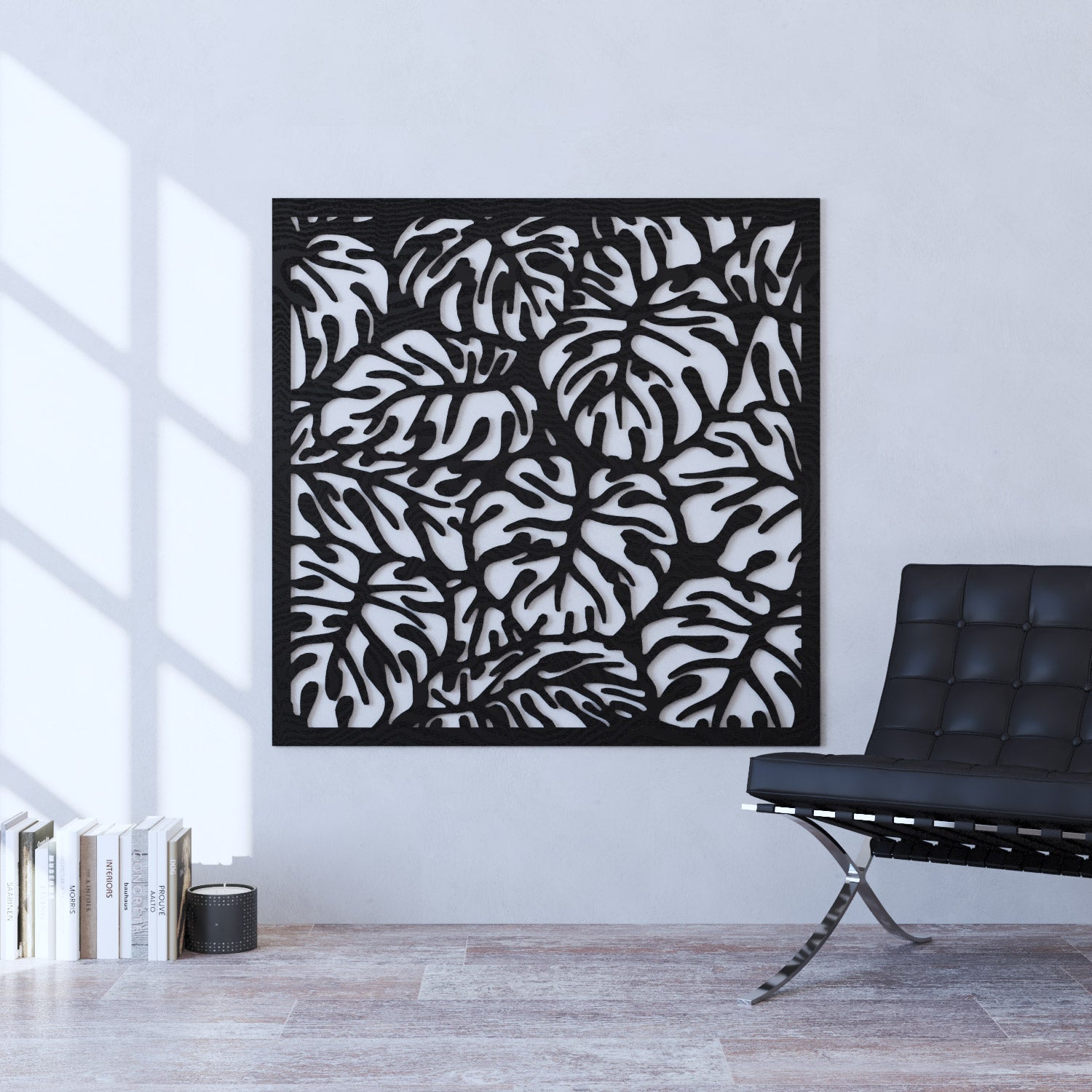 Botanic indoor decorative panel