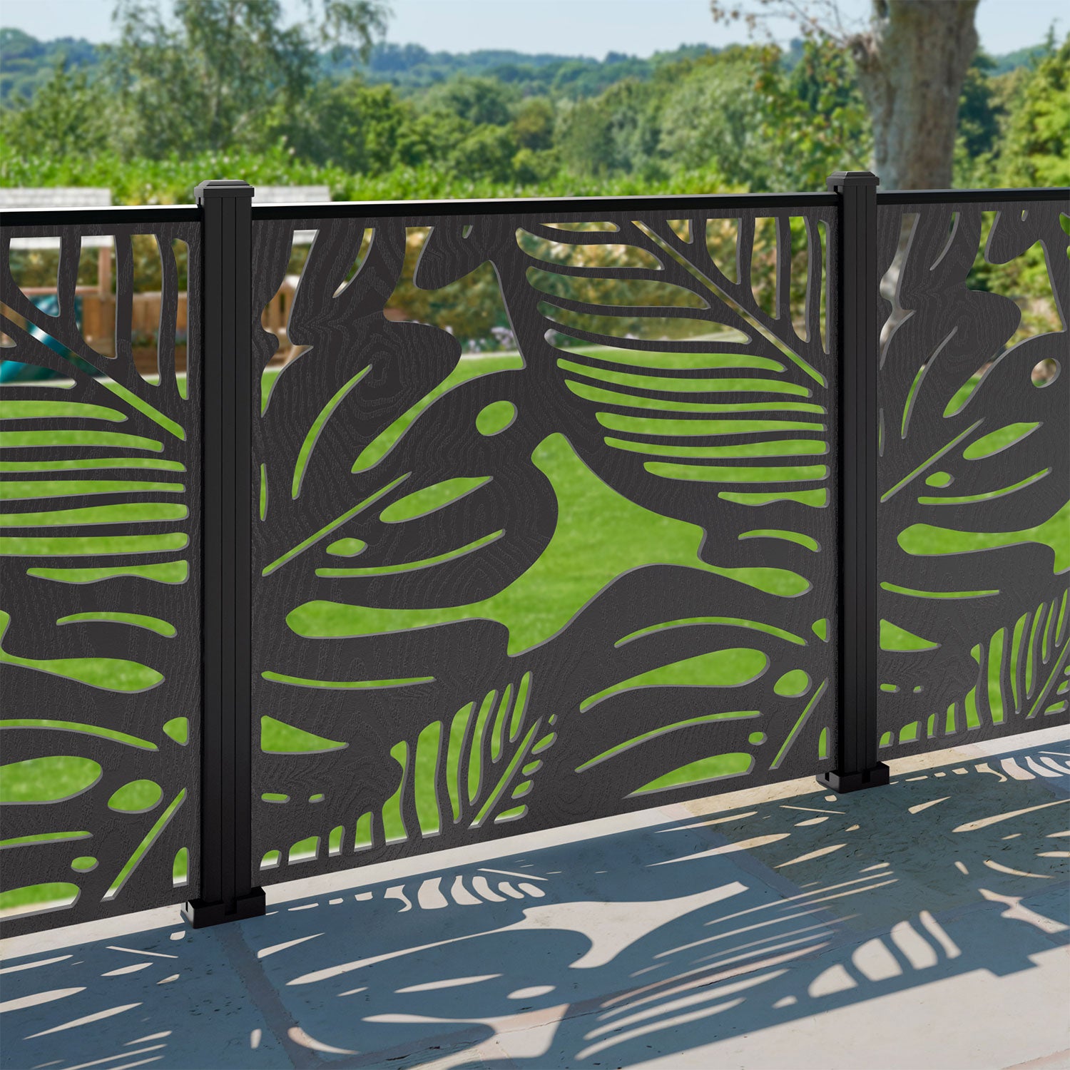 Fauna Decorative Fence - 120x120cm - with our aluminium posts
