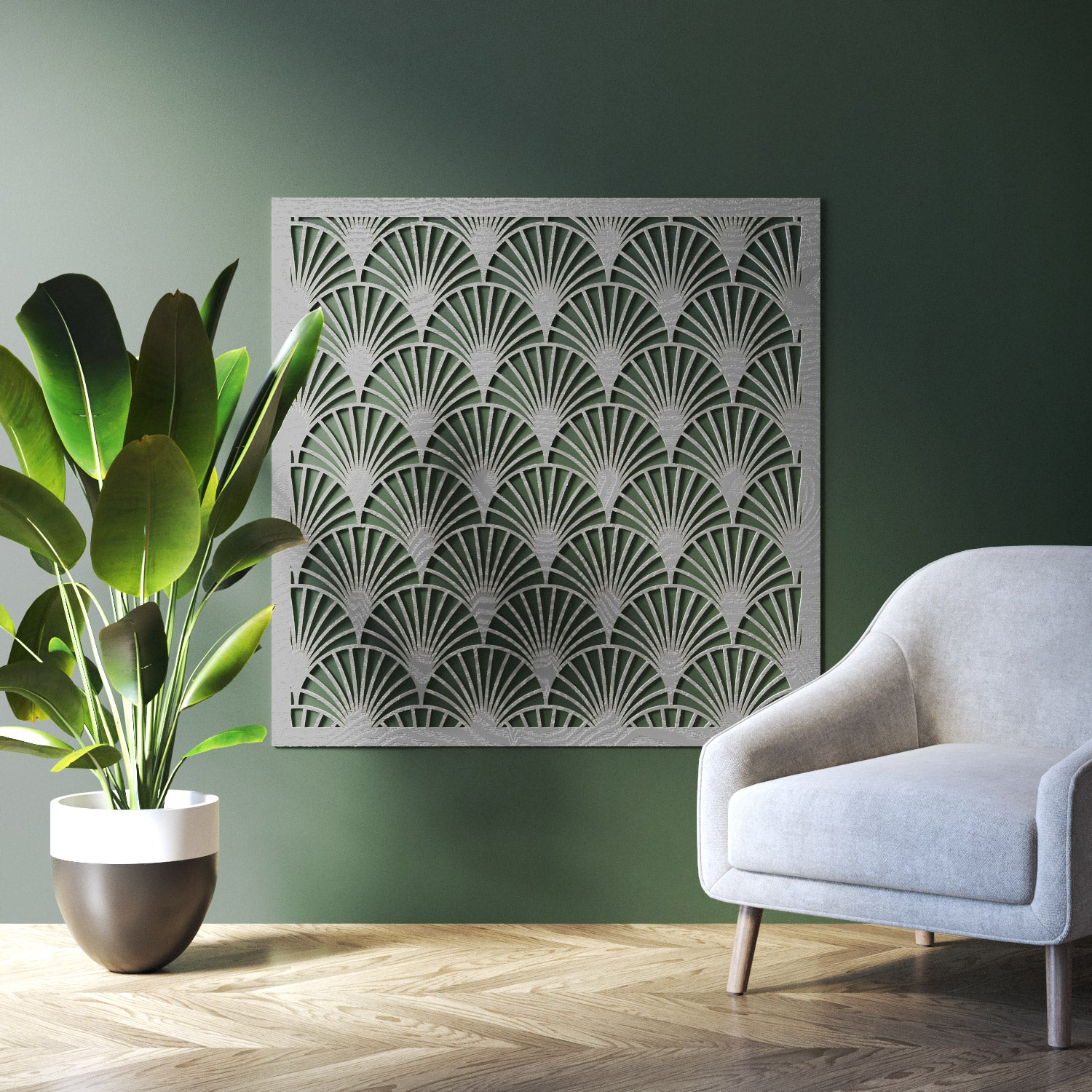 Laurel indoor decorative panel