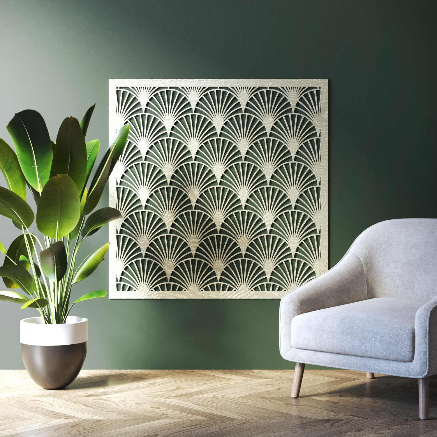 Laurel indoor decorative panel