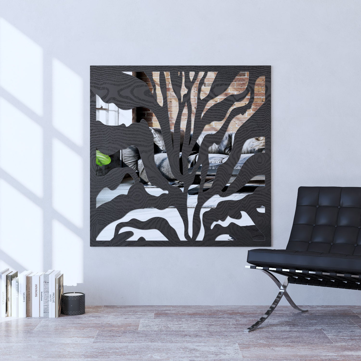 Malawi indoor decorative mirrored panel