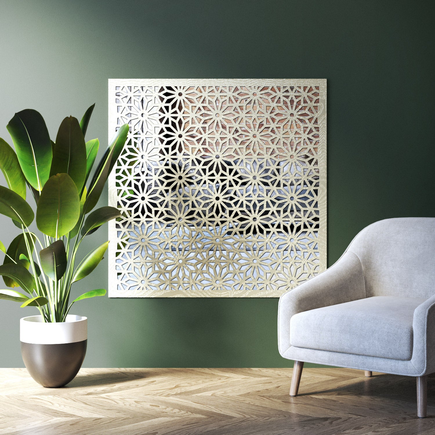 Narwa Indoor Decorative mirrored Panel