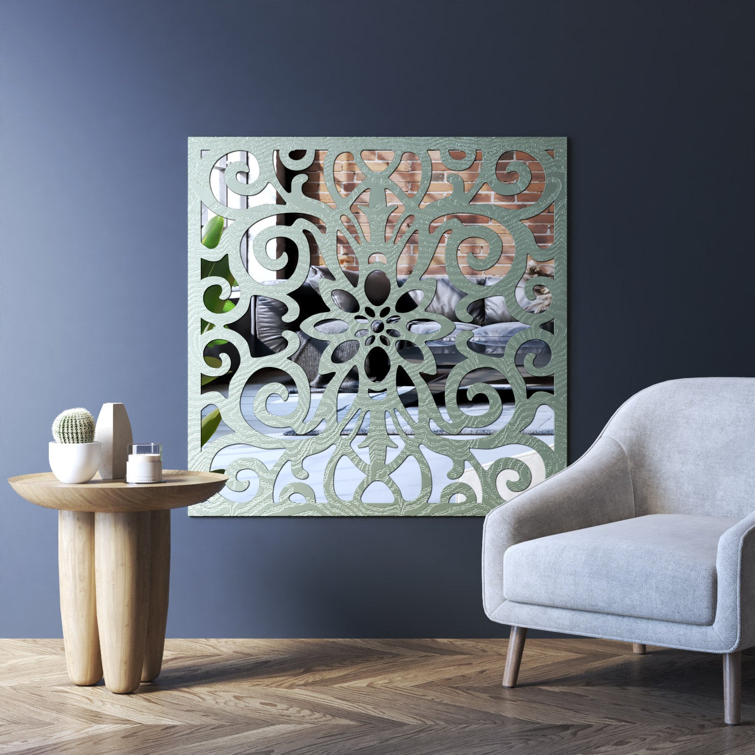 Windsor Indoor Decorative mirrored Panel