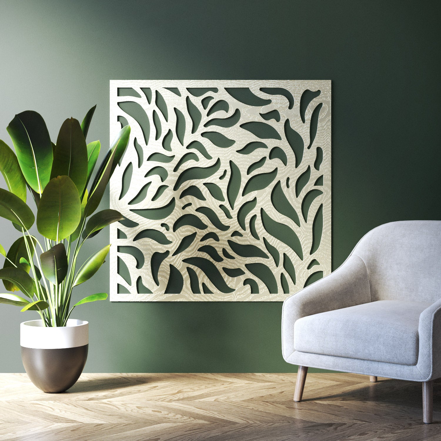 Plume indoor decorative panel