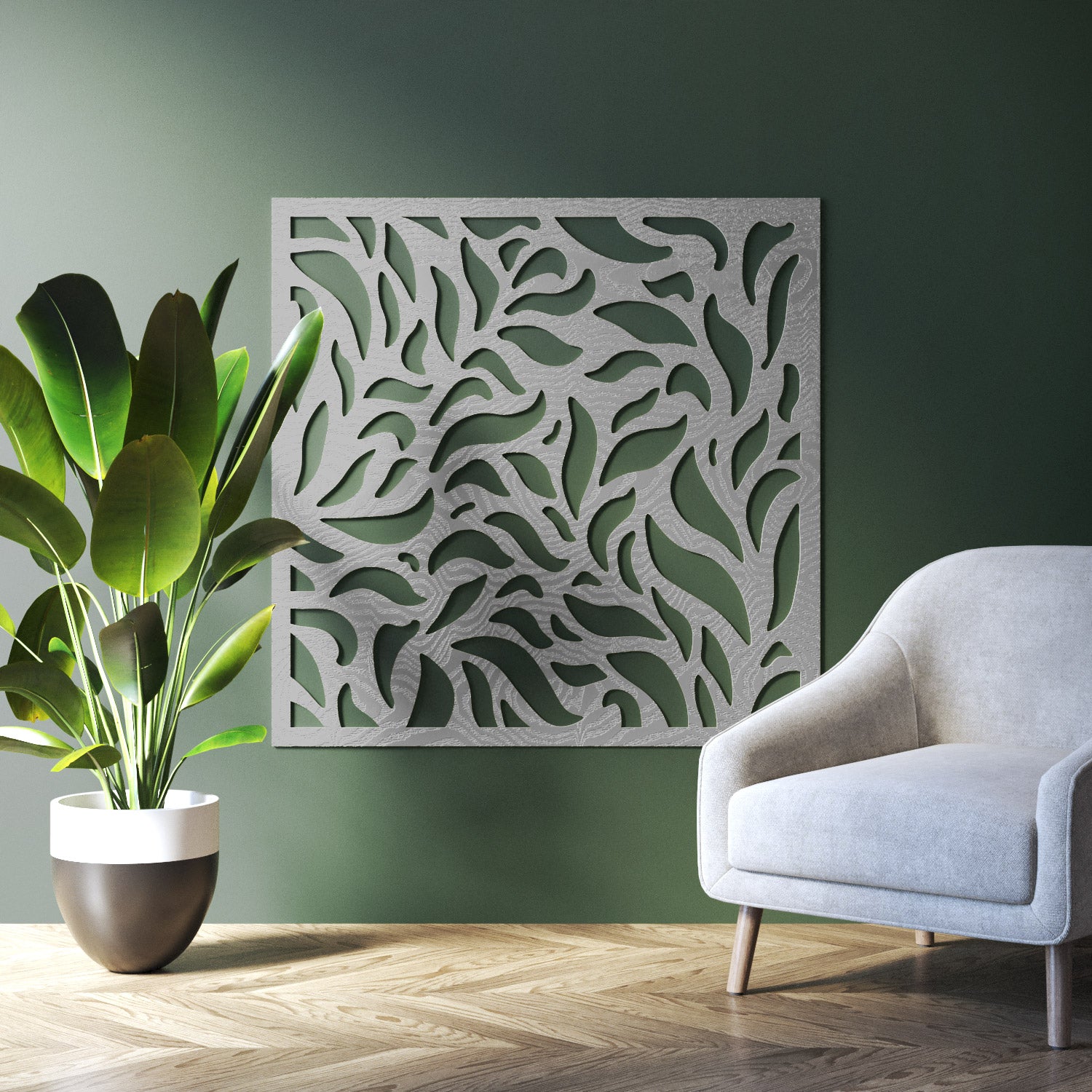 Plume indoor decorative panel