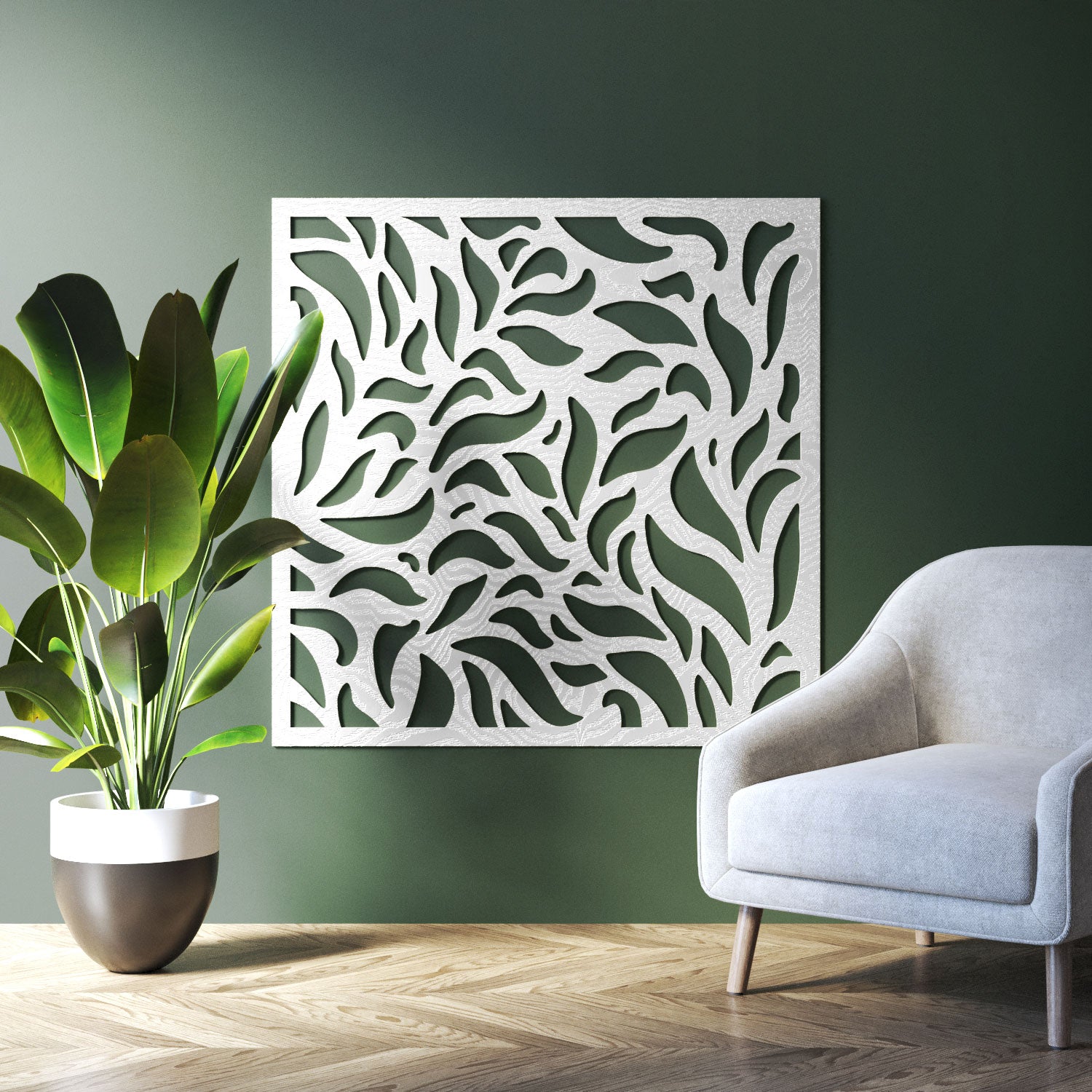 Plume indoor decorative panel