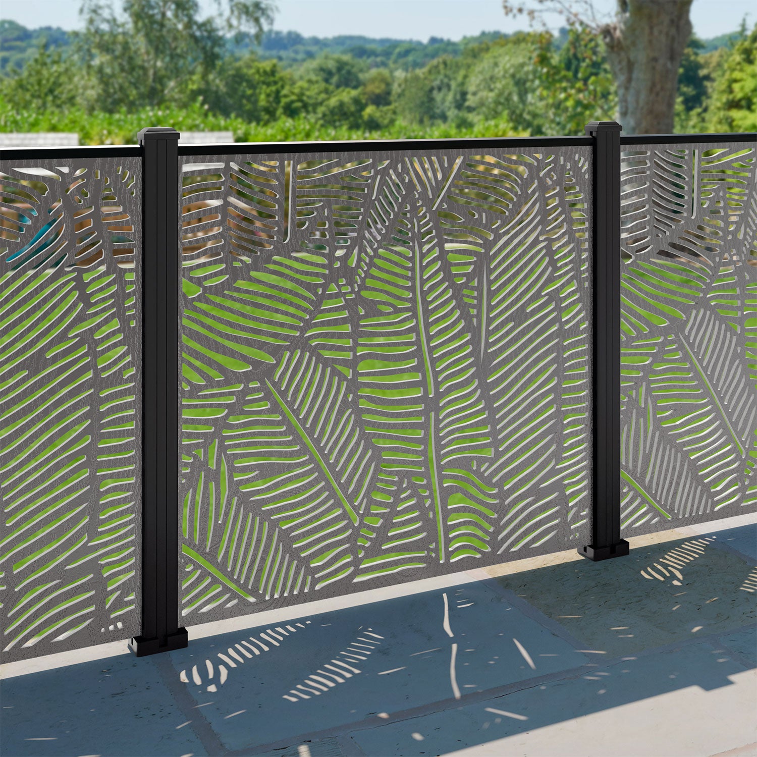 Quill Decorative Fence - 120x120cm - with our composite posts