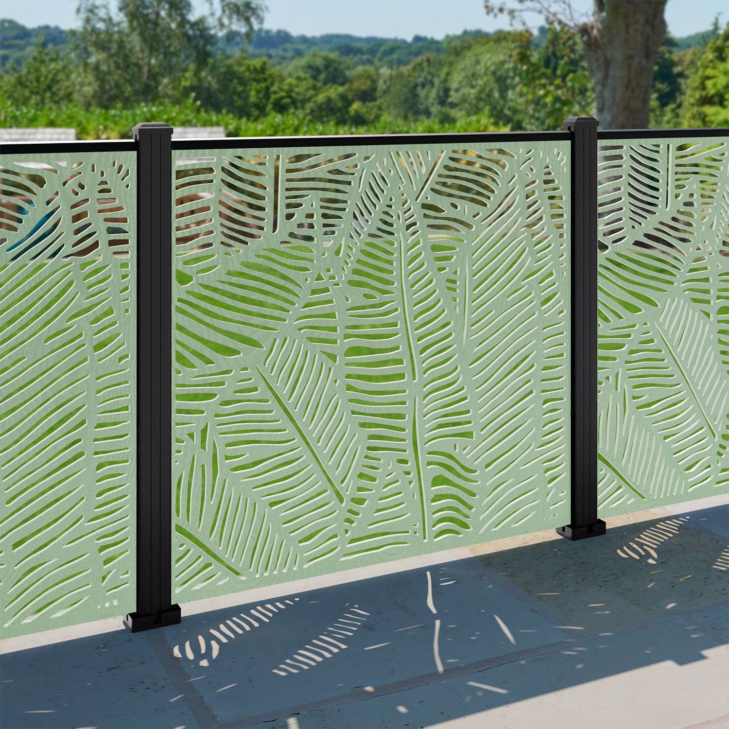 Quill Decorative Fence - 120x120cm - with our composite posts