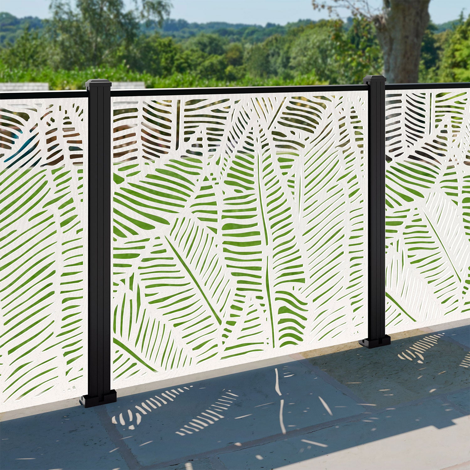 Quill Decorative Fence - 120x120cm - with our composite posts