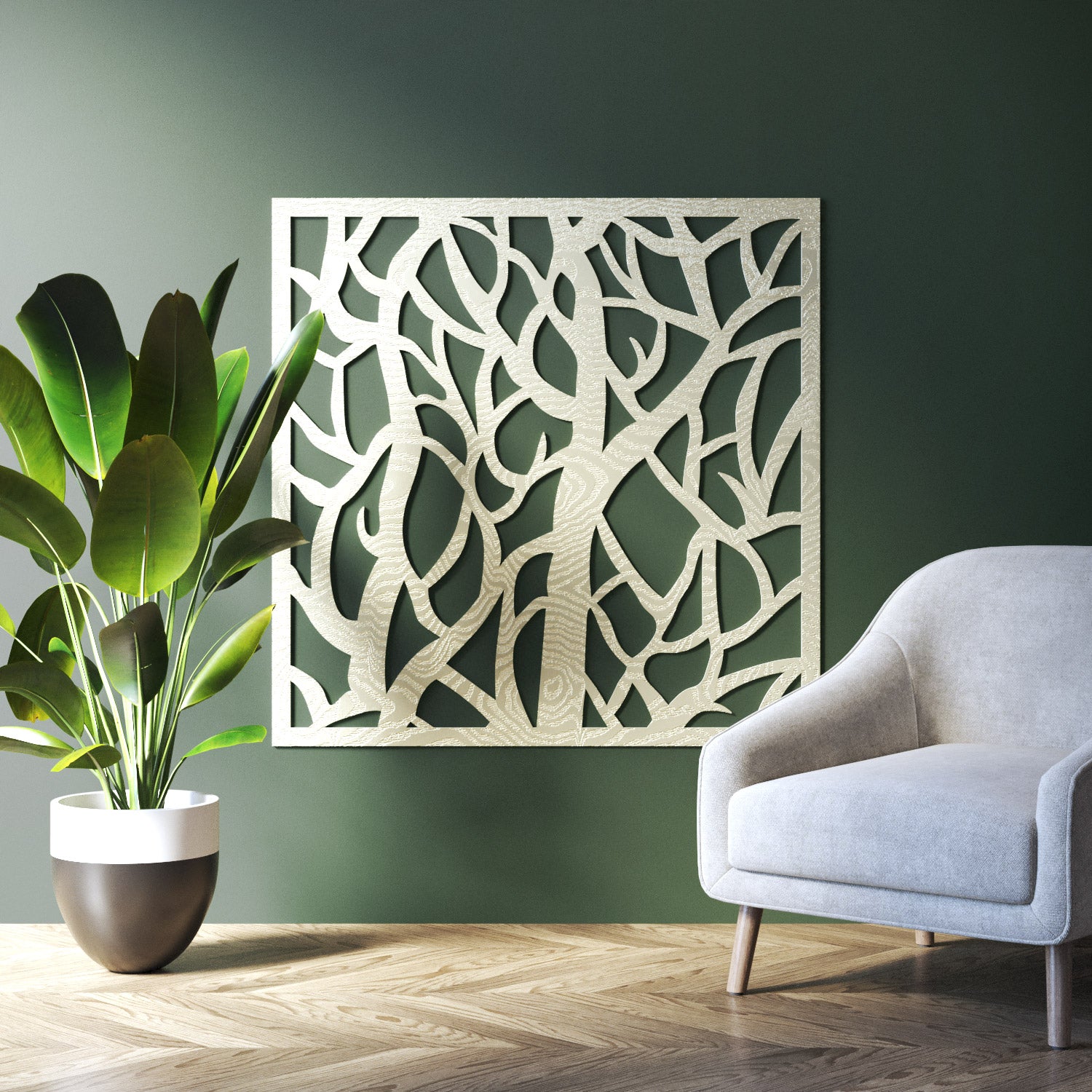 Twilight indoor decorative panel