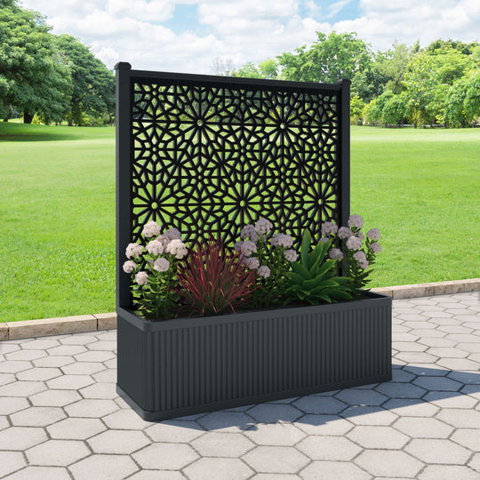 Plumley - Extra Large Low Planter - Alnara Screen