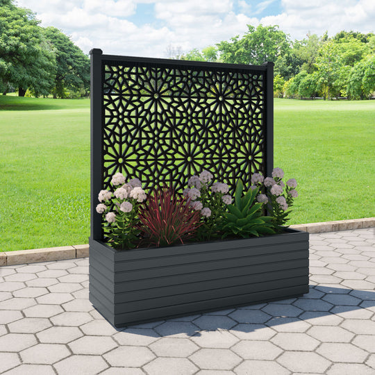 Vertu - Extra Large Low Planter - Alnara Screen