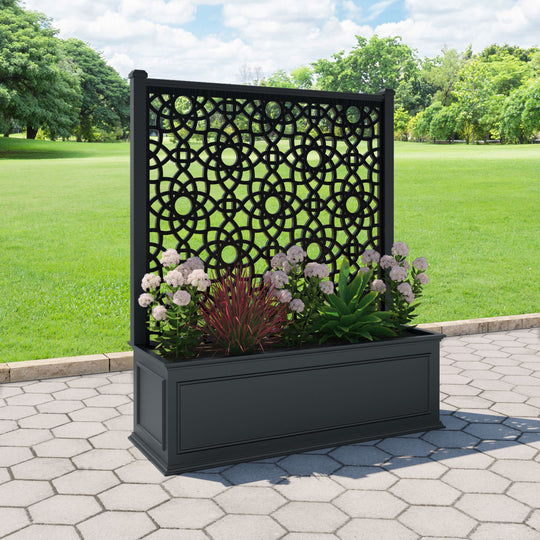 Windsor - Extra Large Low Planter - Ambar Screen