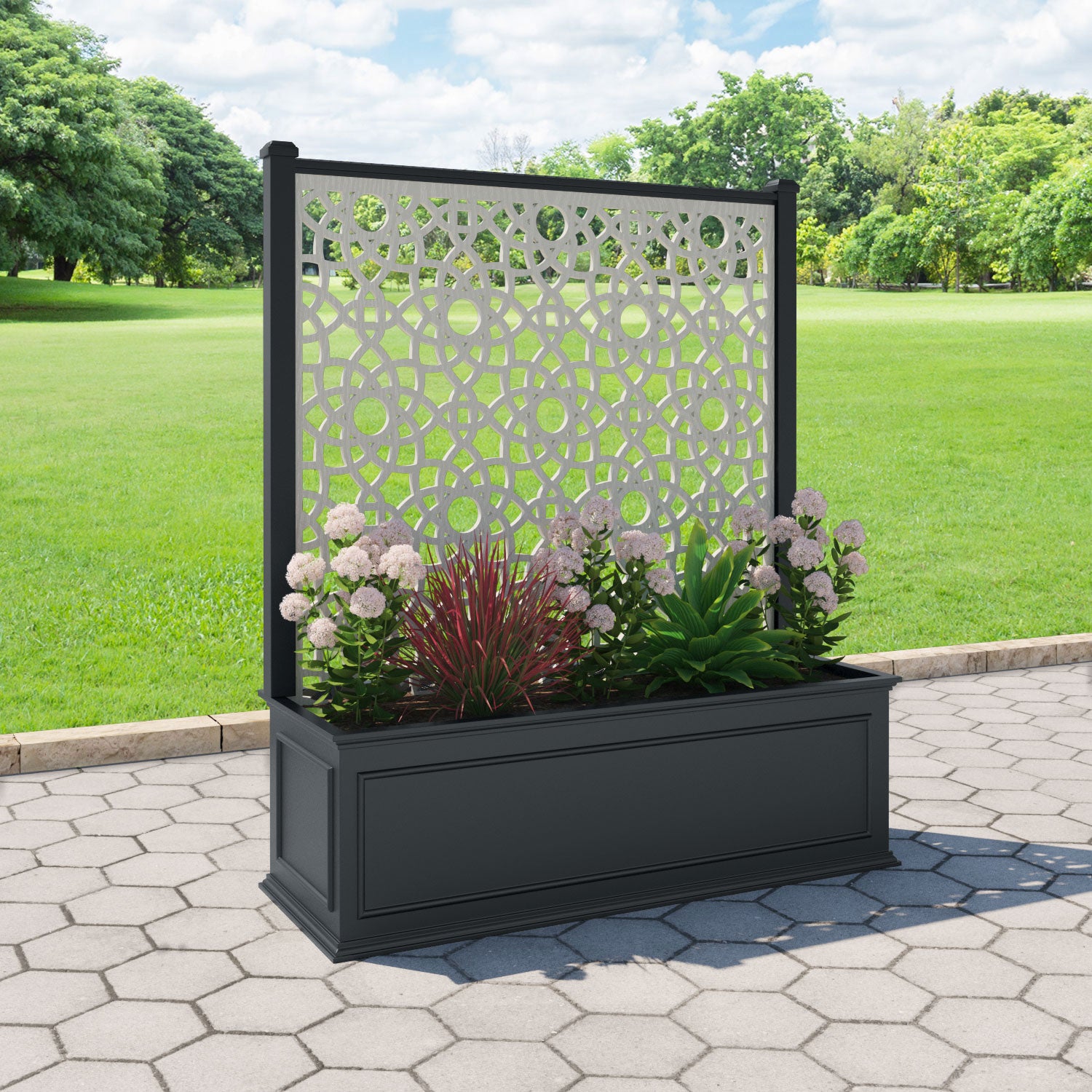 Windsor - Extra Large Low Planter - Ambar Screen
