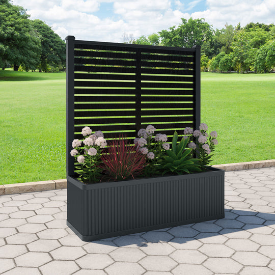 Plumley - Extra Large Low Planter - Aspen Screen