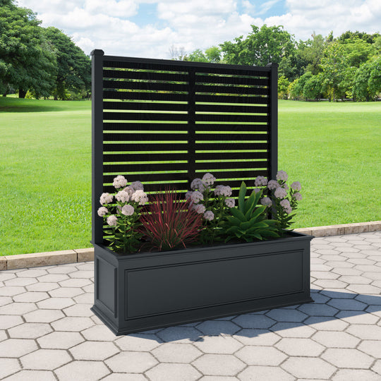 Windsor - Extra Large Low Planter - Aspen Screen