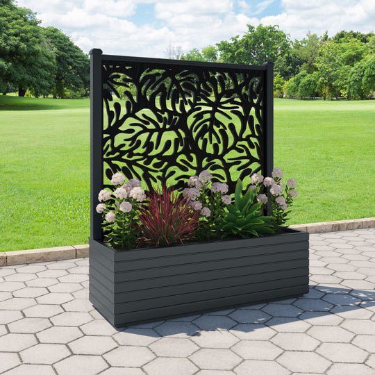 Vertu - Extra Large Low Planter - Botanic Screen