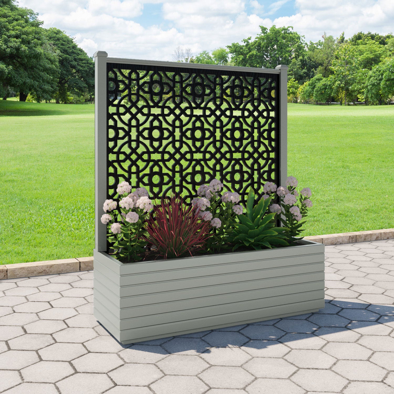 Vertu - Extra Large Low Planter - Nabila Screen