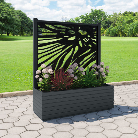 Vertu - Extra Large Low Planter - Poppy Screen