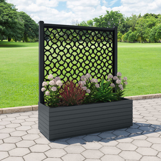 Vertu - Extra Large Low Planter - Vida Screen