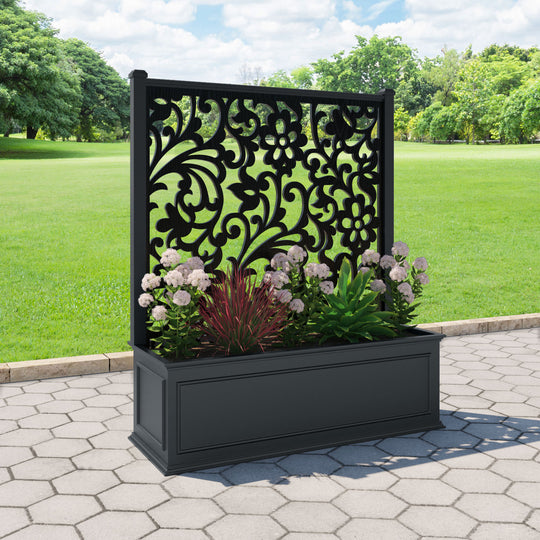 Windsor - Extra Large Low Planter - Eden Screen