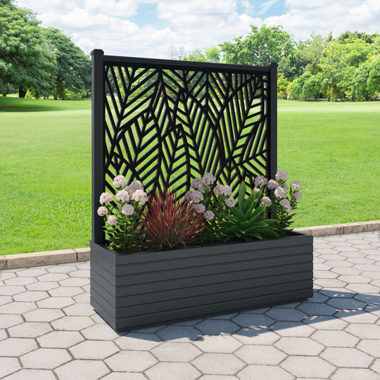 Vertu - Extra Large Low Planter - Habitat Screen