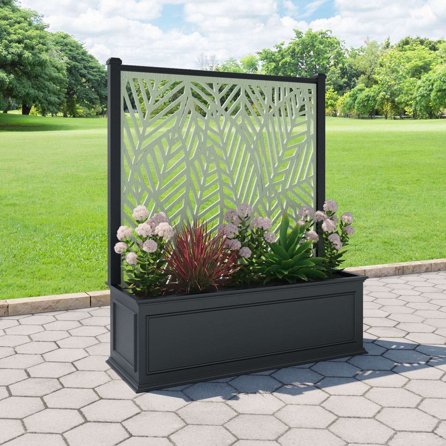 Windsor - Extra Large Low Planter - Habitat Screen