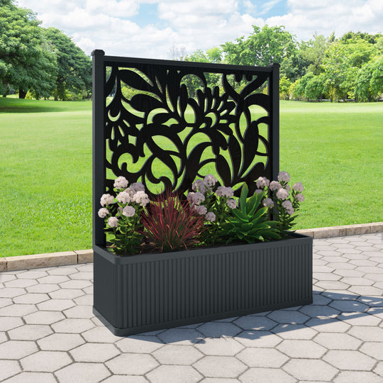Plumley - Extra Large Low Planter - Heritage Screen