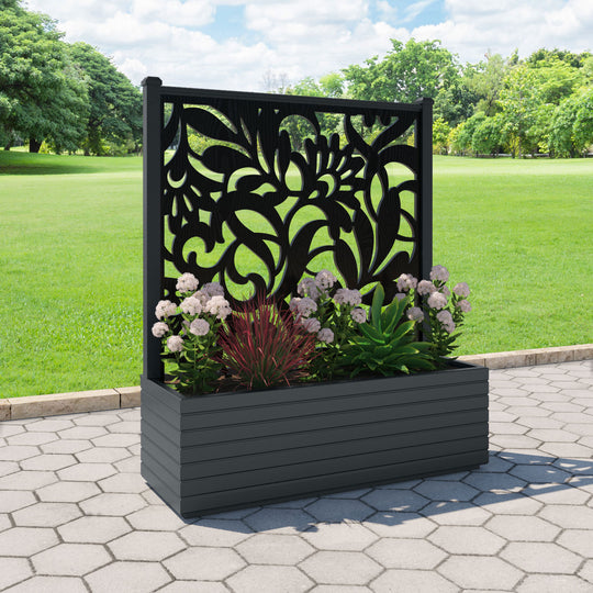 Vertu - Extra Large Low Planter - Heritage Screen