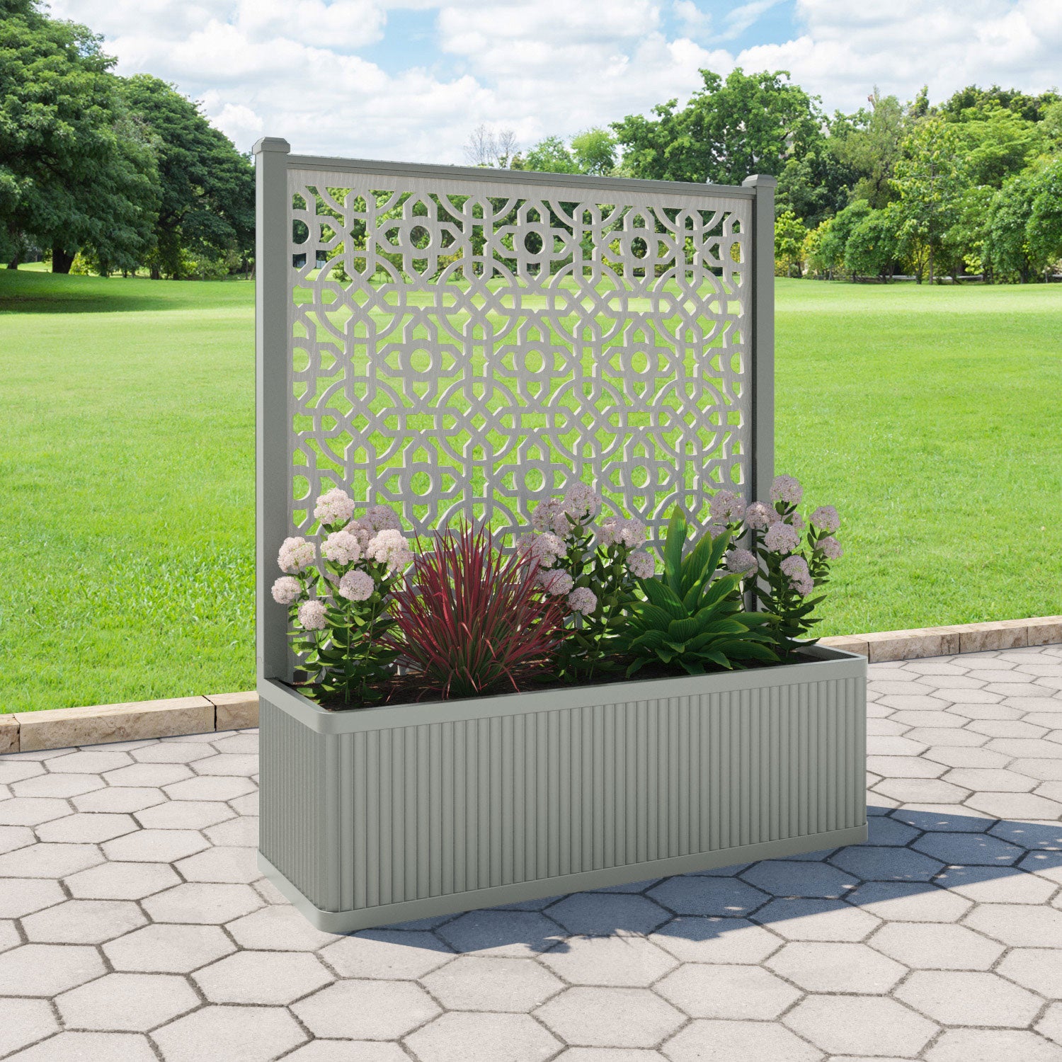 Plumley - Extra Large Low Planter - Nabila Screen