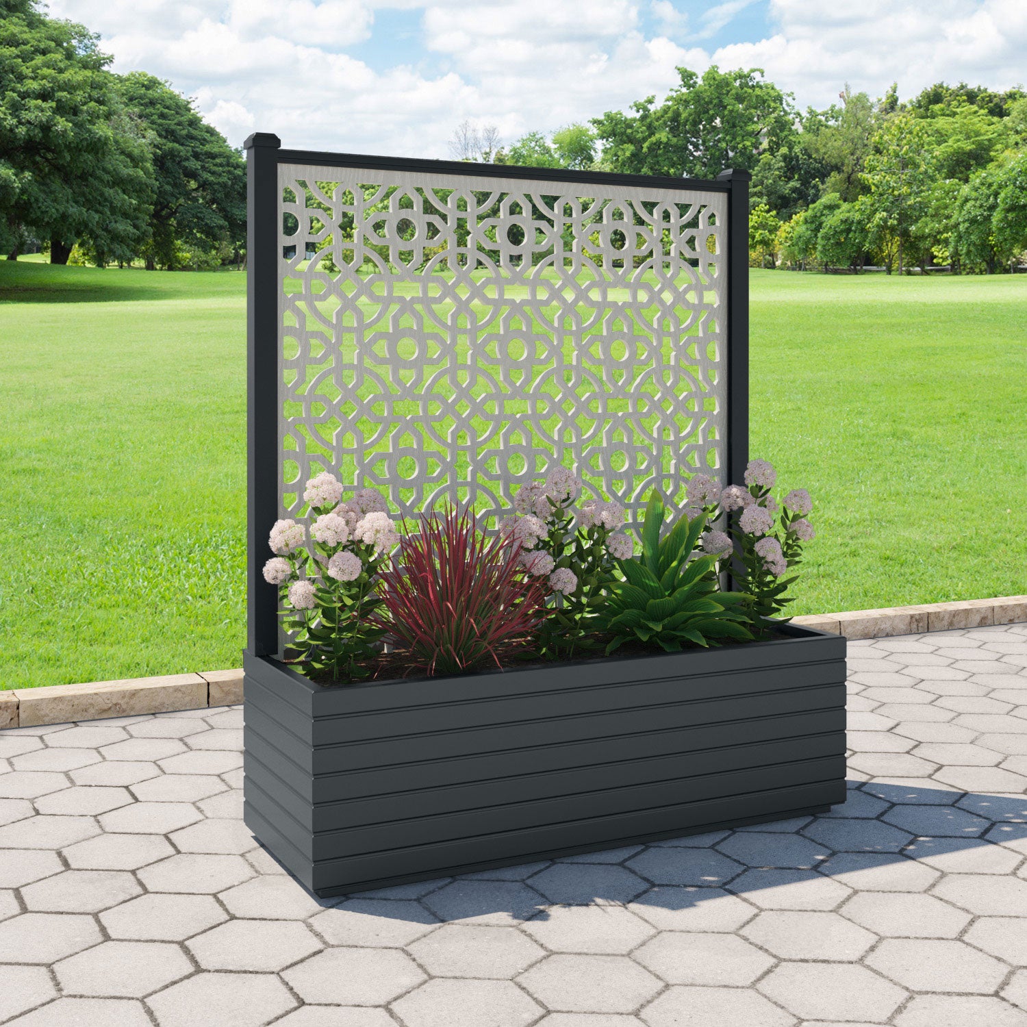 Vertu - Extra Large Low Planter - Nabila Screen