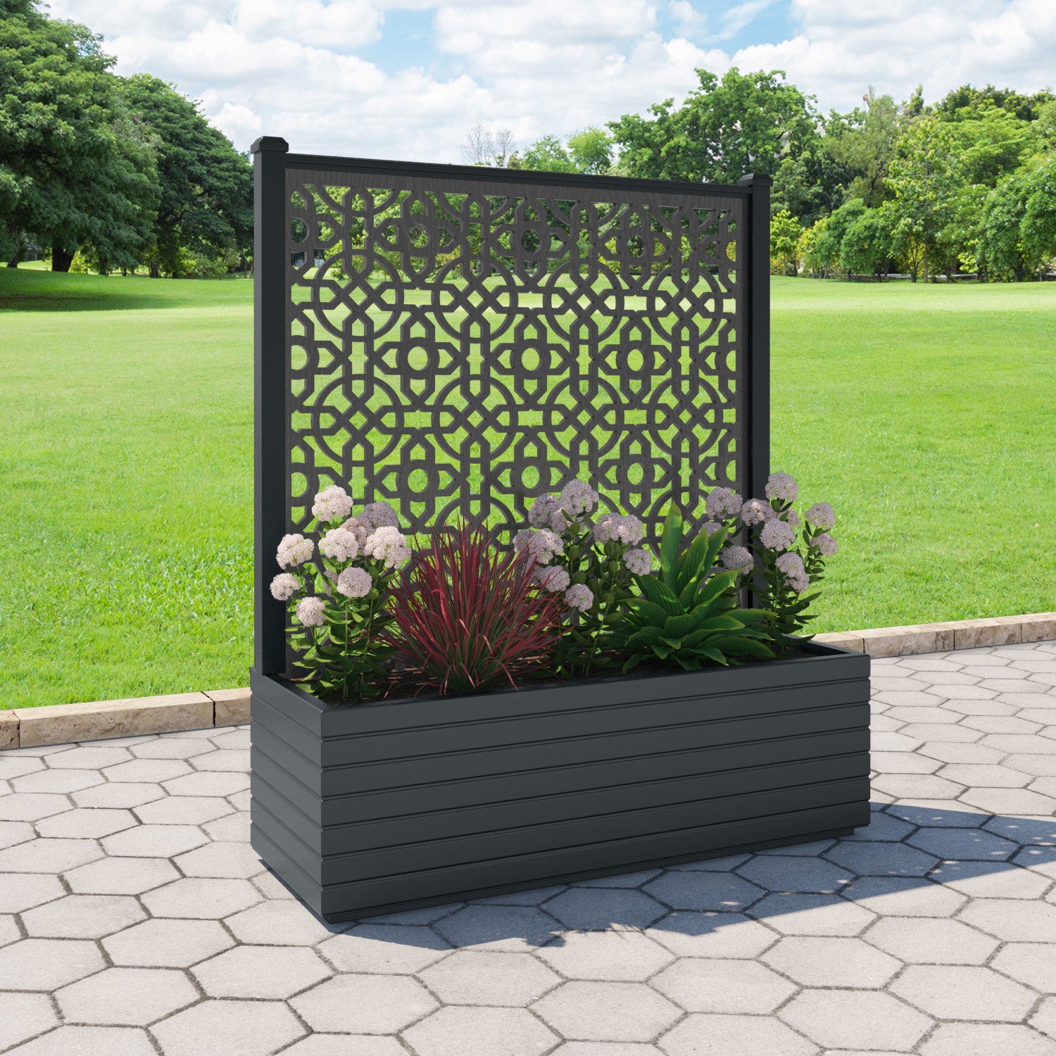 Vertu - Extra Large Low Planter - Nabila Screen