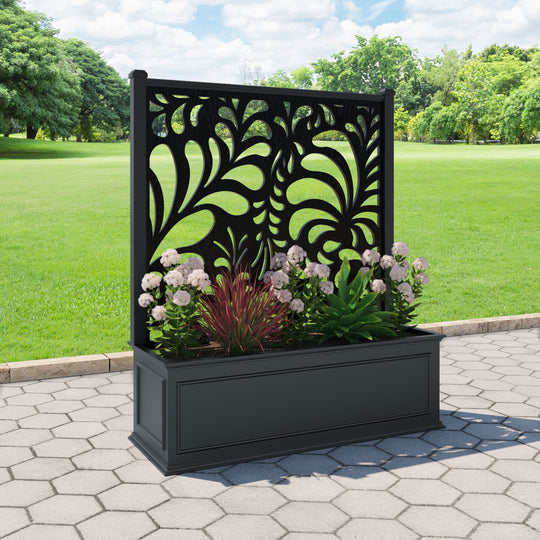 Windsor - Extra Large Low Planter - Petal Screen