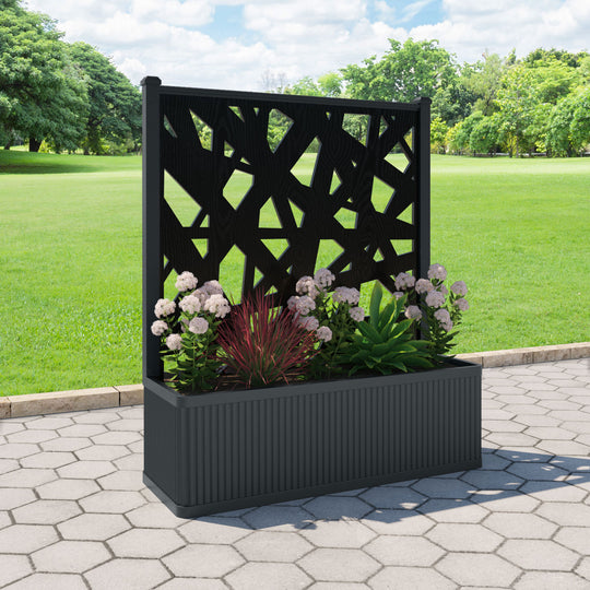 Plumley - Extra Large Low Planter - Prism Screen