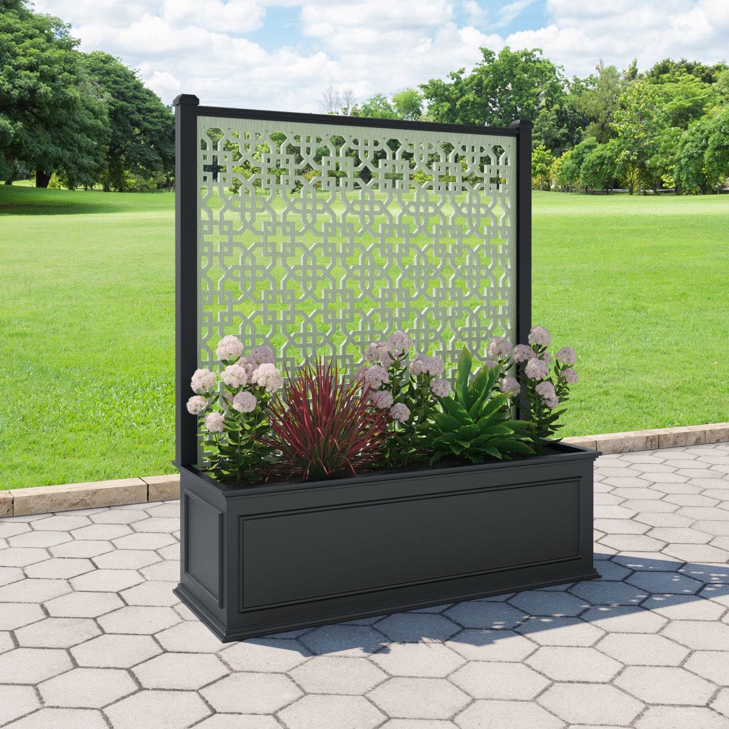 Windsor - Extra Large Low Planter - Zaria Screen