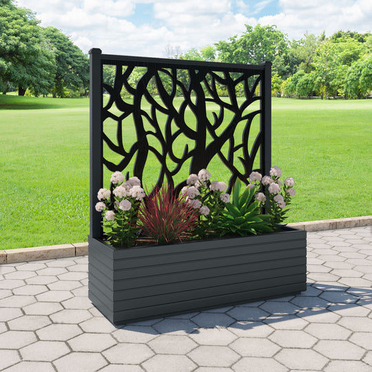 Vertu - Extra Large Low Planter - Twilight Screen
