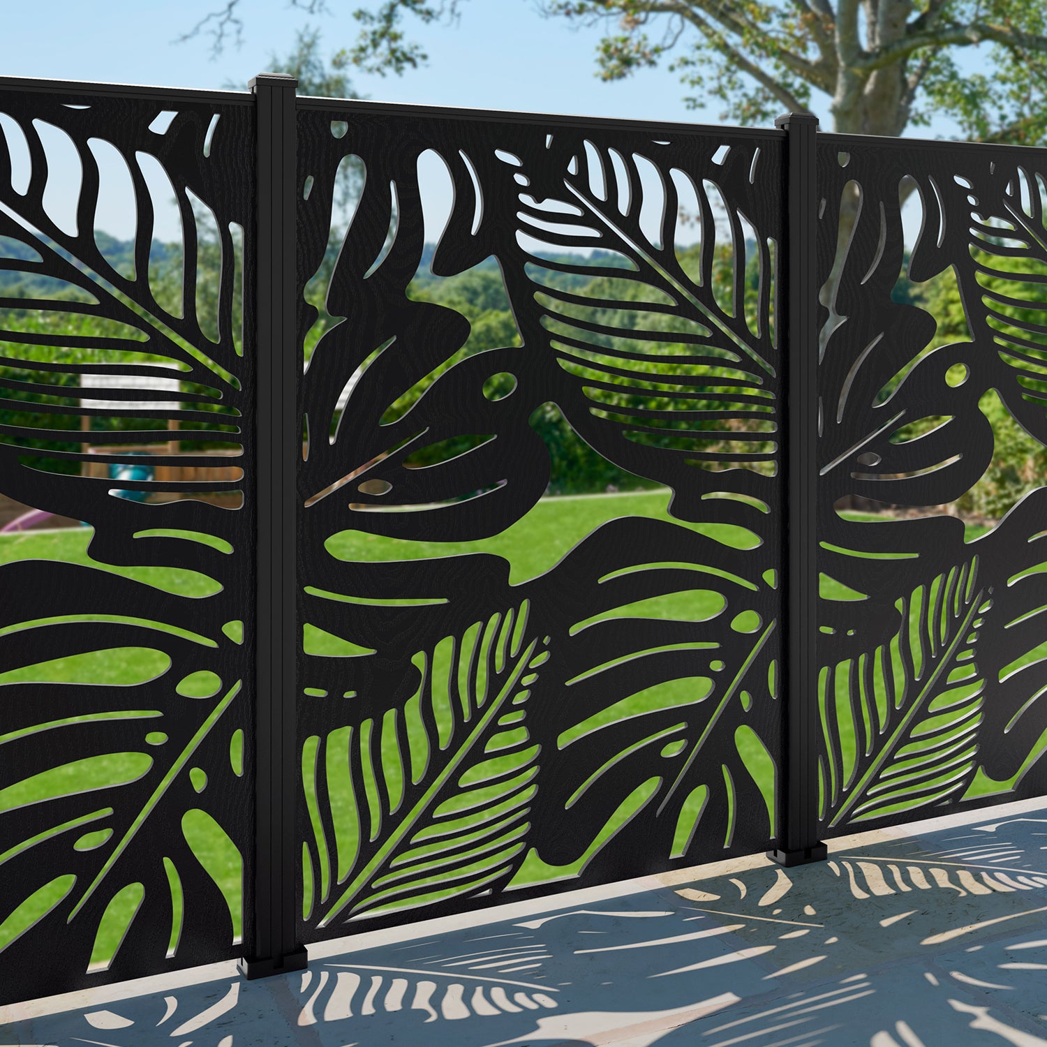 Fauna Decorative Fence - 120x180cm - with our composite posts