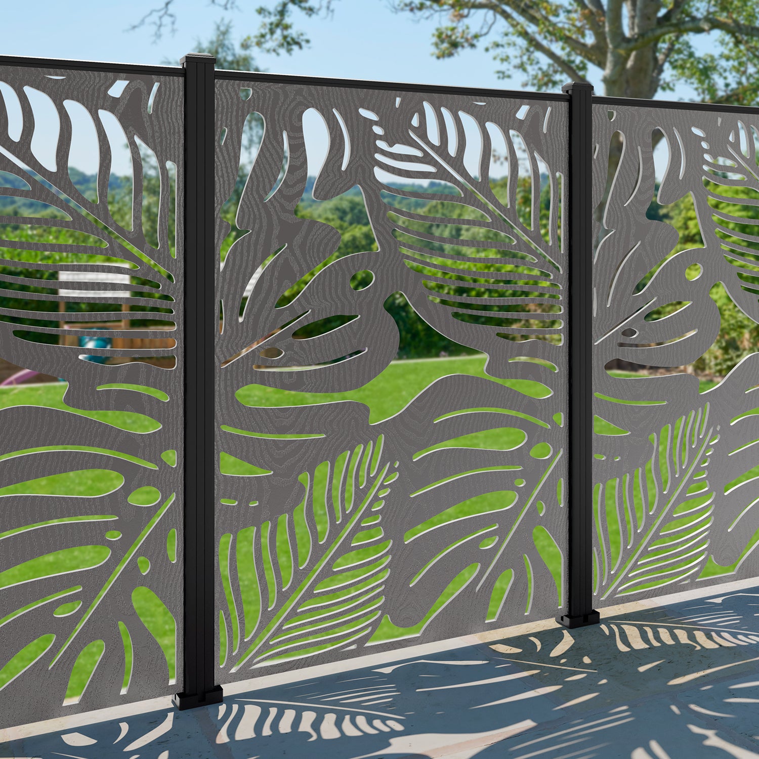 Fauna Decorative Fence - 120x180cm - with our composite posts