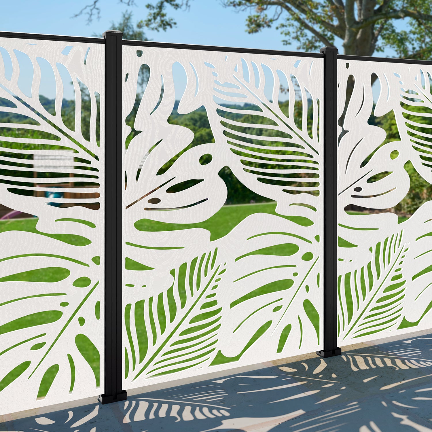 Fauna Decorative Fence - 120x180cm - with our aluminium posts