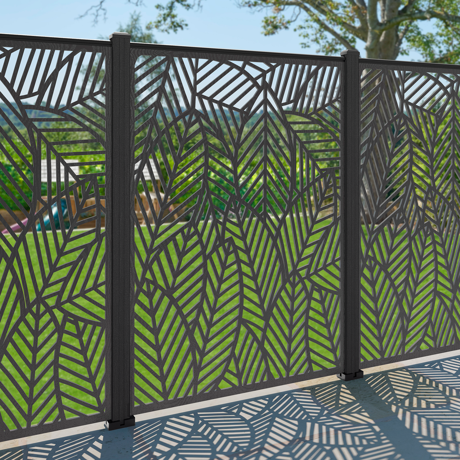 Habitat Decorative Fence - 120x180cm - with our composite posts
