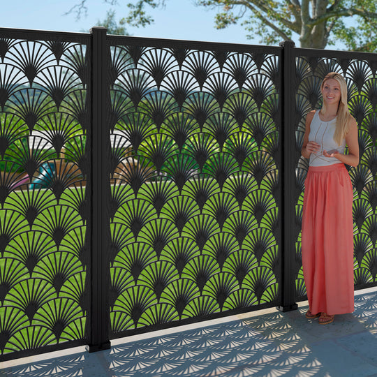 Laurel Decorative Fence - 120x180cm - with our composite posts